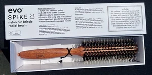 Evo Spike 22 MM NYLON PIN BORSTE RADIALBÜRSTE EBER HAARSTYLIST SALON - Bild 1 von 2