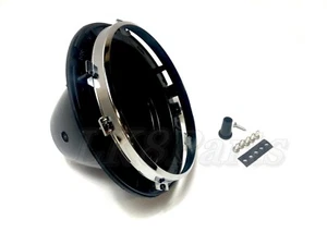 Land Rover Defender Classic 7" Car Mini Headlight Headlamp Plastic Back Bowl Kit - Picture 1 of 13