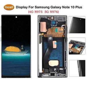 Für Samsung Note 10 Plus TFT LCD Display mit Rahmen Touchscreen - Picture 1 of 2