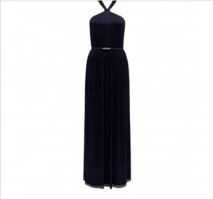 FOREVER NEW Shae Twist Knot Sparkle Maxi DRESS Size 10 Blue Evening Cocktail Eve - Picture 1 of 7