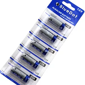 Qty 5 A23 Battery E23A GP-23AE 23A 12V/23GA ~ BlueDot Battery Batteries US Ship - Picture 1 of 2