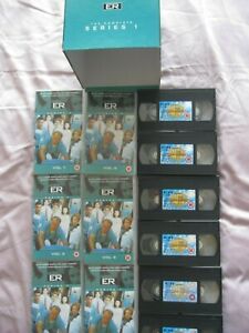 E.R. VHS VIDEO COLLECTION - Series 1. EAN:5014780222182. 6 Tapes.George Clooney.