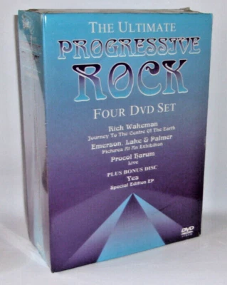 The Ultimate Progressive Rock (4-DVD Box Set, 2003) - New/Sealed - Image 1 of 4