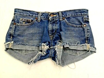 Pantalones Cortos TILT Misses/Junior Denim Cinco Bolsillos Con Dobladillos con Puños Deshilachados Talla 1R Foto 1 de 4