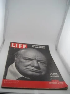 Life Magazine November 2, 1953 Churchill Tells How The Cold War Began (vintage) - Imagen 1 de 2