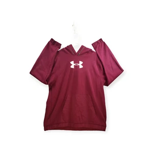 Suéter Under Amour Doble Capucha Cremallera Talla XL Rojo - Imagen 1 de 12