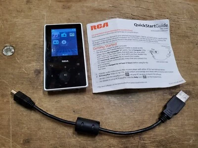 Reproductor de MP3 y video RCA M6204-B, pantalla de 4 GB de 2,0 pulgadas, probado funcionando Foto 1 de 4