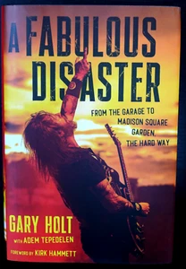 GARY HOLT /SLAYER/EXODUS AUTOGRAPHED "A FABULOUS DISASTER" NEW SIGNED BOOK 2025 - Imagen 1 de 3