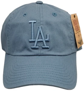 Los Angeles Dodgers Slouch Dad Cap Buckle Back Cooperstown Collection Steel Grey - Picture 1 of 3