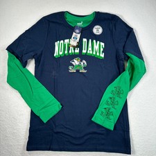 Gen2 Notre Dame Fighting Irish Boys XL/18/20 Green Logo 2 In 1 Tee Shirt Bundle