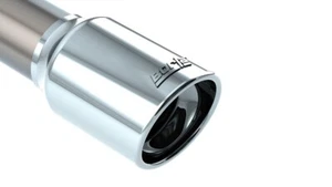 Borla 2.25" Inlet- 3.19" Outlet Round Rolled Angle Cut 5" Length 20236 - Picture 1 of 4
