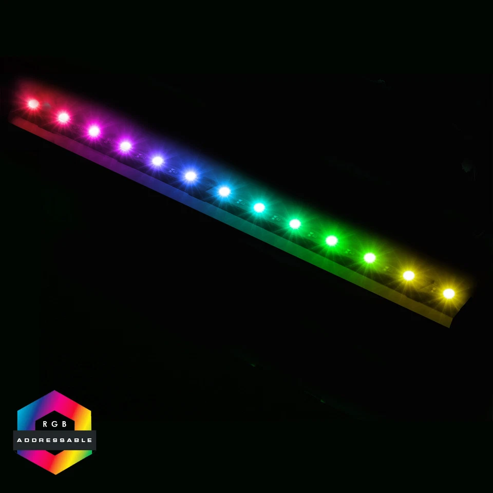 CIT ARGB A-RGB Magnetic 13 x LED's 3-Pin 30cm Strip Light for PC Gaming Cases - Image 1 of 4