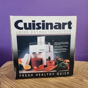 Cuisinart Juice Extractor Juicer JE-4 Vintage - UNUSED New Open Box Old Stock - Picture 1 of 6