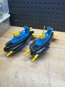 Lot Of  2 GI Joe 1992 Barracuda Submarine Vintage Vehicle ONE COMPLETE - Picture 1 of 3