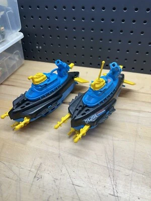 Lote De 2 GI Joe 1992 Barracuda Submarino Vehículo De Colección UNO COMPLETO Foto 1 de 3