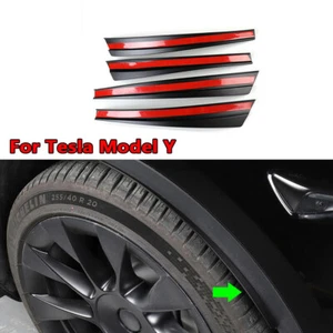 4X Mud Flaps Mudguard Fender Wheel Eyebrow Protector for Tesla Model Y 2020-2023 - Picture 1 of 7