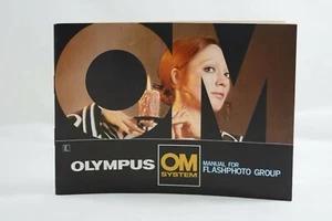 OLYMPUS OM CAMERA MANUAL FOR FLASH PHOTOGRAPHY FOR OM-1 OM-2 - Picture 1 of 2