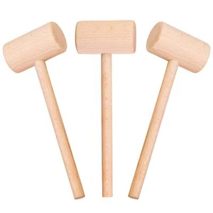 Wooden Crab Mallet Crab Mallet For Lobster Crab And Other Shellfish 3pcs - Picture 1 of 6