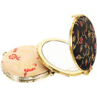  2 Pcs Makeup Tool Small Compact Mirror for Purse Bride Travel Vintage Heart