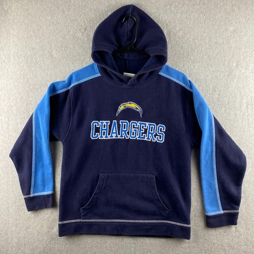 VETEMENTS Felpa con cappuccio NFL Team Apparel Los Angeles Chargers ragazzo grande L 12 14 blu pullover