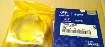 GENUINO NUEVO HYUNDAI VELOSTER 2014-EN ADELANTE JUEGO DE ANILLOS-PISTÓN Foto 1 de 2
