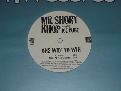 MR. SHORT KHOP w/ICE CUBE-One Way To Win (2000) TVT 12" Single - Image 1 of 3