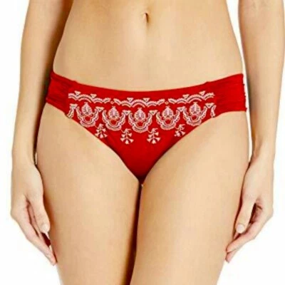 NEW La Blanca Social Club Side Shirred zz Hipster Swim Bottom Size 12 - Image 1 of 4