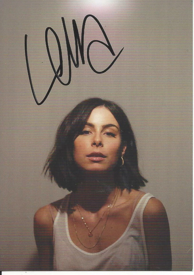 LENA MEYER-LANDRUT-GRAND PRIX-SIEGERIN-MUSIK-DEUTSCHLAND-TOLLE-AUTOGRAMMKARTE - Bild 1 von 1