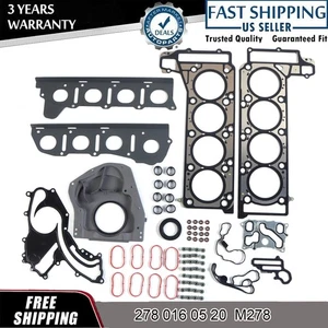 M278 Engine Head Gasket Seals For Mercedes-Benz GLS550 S500 W221 W166 4.6 4.7 V8 - Picture 1 of 15