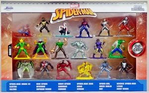 Spiderman Nano Metalfigs 18 Die-Cast Figuren Serie 7 Marvel Jada Sammlerstück - Bild 1 von 12