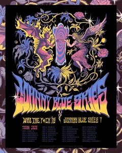 Johnny Blue Skies 2025 Tour Poster Signed & Numbered #/50 Artist Ed - Picture 1 of 3