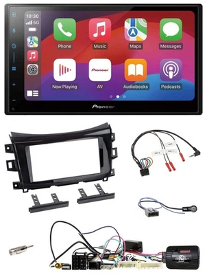 Pioneer DAB USB Lenkrad Bluetooth 2DIN Autoradio für Nissan Navarra D231 2016-20 - Bild 1 von 4