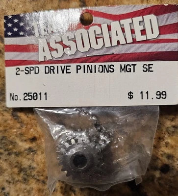 Team Associated 2 Speed Drive Pinions MGT SE No. 25011 New NOS - Image 1 of 4
