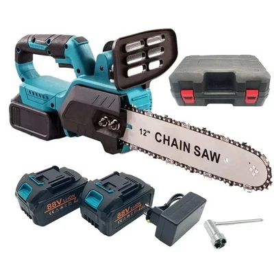 Sega motosega a Catena serbatoio olio automatico 12 Pollici doppia Batteria 88V - Immagine 1 di 4