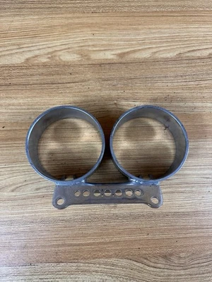 Harley Davidson Dyna Sportster FXR Chopper 1995-2005 montaje de doble calibre cromado Foto 1 de 4