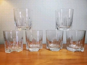 Set 6 Vintage Bormioli Rocco Selecta KRISTALL Old Fashioned MCM Whisky Gläser ITALIEN - Bild 1 von 12