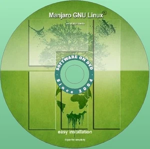 Latest New Release Manjaro Linux "Gnome" Operating System for PC on DVD - Picture 1 of 4