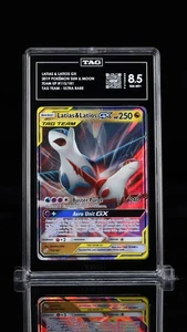 Pokemon TCG Latias and Latios GX  113/181 TEAM UP NM Mint 8.5 TAG GRADED - Picture 1 of 2