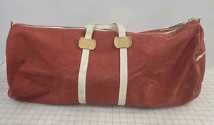 Bolso de Mar De Colección Lona Top Cremallera EE. UU. Bolsas de Mar Estilo Maine Redondas - Imagen 1 de 8