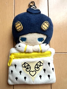 JOJO Bizarre Adventure Golden Wind Mascot Mini Pouch Plush Bruno Bucciarati Used - Picture 1 of 2