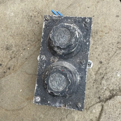 Vintage Industrial Gec Double Switch Rare - Image 1 of 4