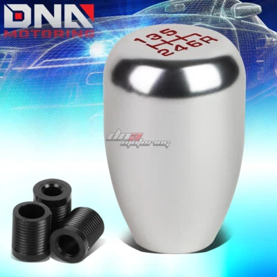 ГОНОЧНЫЙ РУЧНОЙ 6-СТУПЕНЧАТЫЙ ПЕРЕКЛЮЧАТЕЛЬ ПЕРЕДАЧ ДЛЯ HONDA/ACURA/MAZDA/SUBARU/TOYOTA/FORD ХРОМ - Изображение 1 из 4