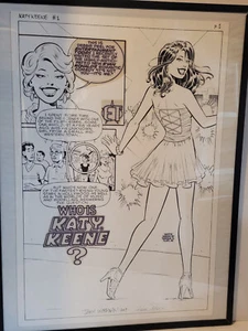 Original Art KATY KEENE #1 Pg 1 Signed Andrew Pepoy and John Workman - Picture 1 of 8