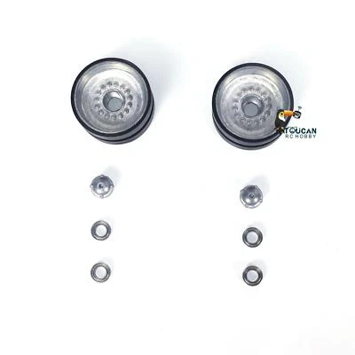 1 Pair Metal Idlers Parts for Heng Long 1/16 RC Battle Tanks Leopard2A6 3889 - Image 1 of 4