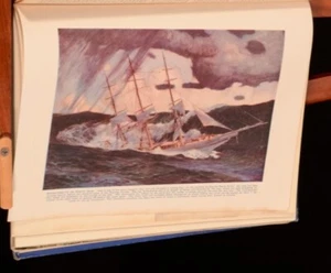 1936 2vol Shipping Wonders of the World Clarence Winchester Illustrated Naval - Picture 1 of 7