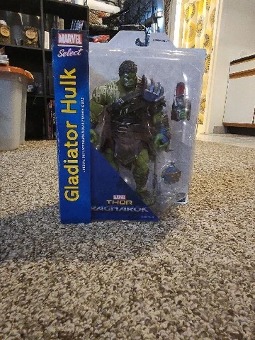 Marvel Select Thor Ragnarok GLADIATOR HULK 7" Figure Set Diamond Select RARE NEW Cover