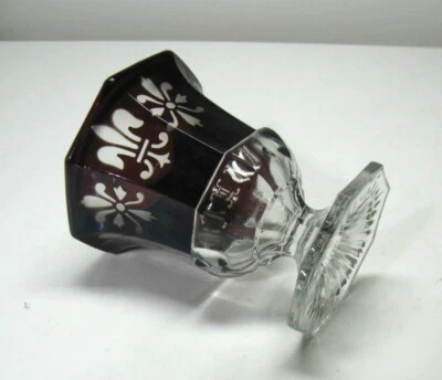 EAPG ***  ENGRAVED =  RUBY STAINED = SPOONER == DOUGLAS  = 1904 ERA - Image 1 of 4