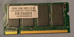Vintage PC2100 16MX16 256MB DDR266 Memory for laptops FREE SHIPPING - Picture 1 of 1