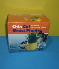 Sylvester and Tweety Looney Tunes Chia Cat Grass Planter Sealed New