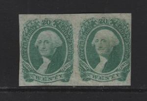 CONFEDERATE STATES CSA SC#13 -- F/VF -- NO GUM - PAIR - Picture 1 of 2
